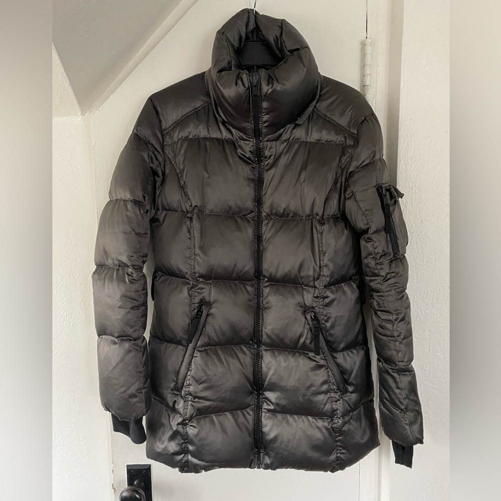 S13 New York Slate Gray Duck Down & Feathers Jacket Size Medium